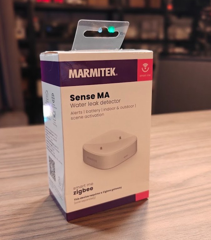 Marmitek Sense MA Zigbee vandlaekagesensor i original emballage