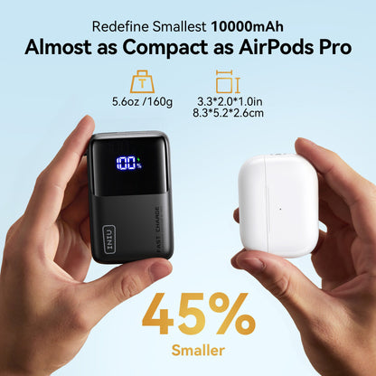 INIU Powerbank P50-10000 mAh (mint grøn)