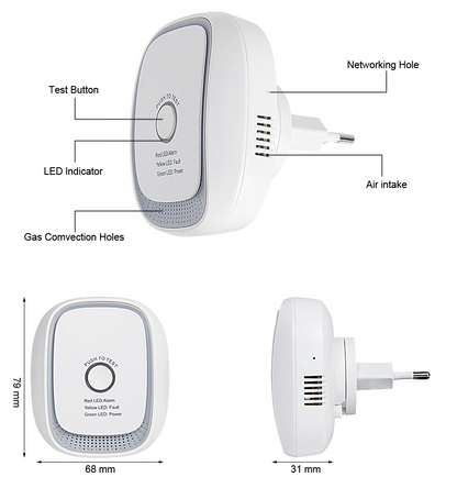 Heiman Gas Sensor (Z-Wave Plus)