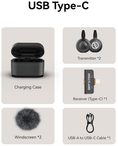 Hollyland Lark M2S Wireless Mikrofon System
