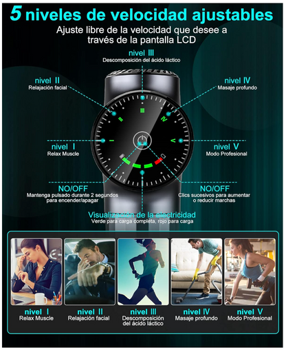 Weltayo Massage Pistol (JX800) - 2600 mAh High Power