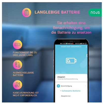 NOUS Water Leak Sensor Zigbee