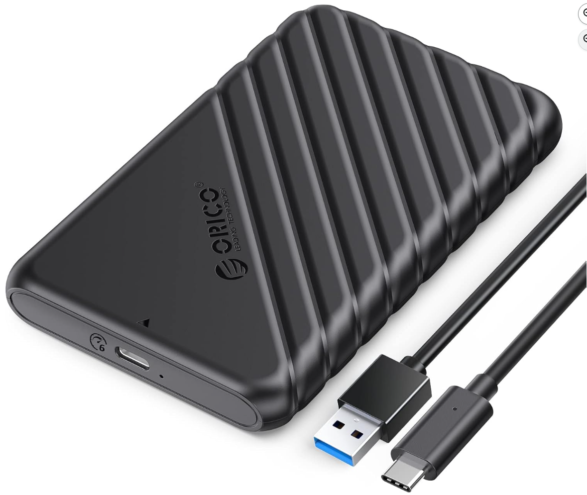 Orico 2.5" Hard Drive enclosure USB 3.0 (Hvid)  - ingen Harddisk medfølger