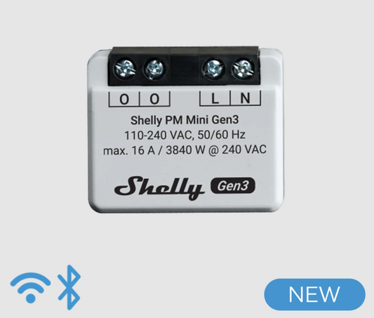 Shelly PM Mini / 16A Power Meter