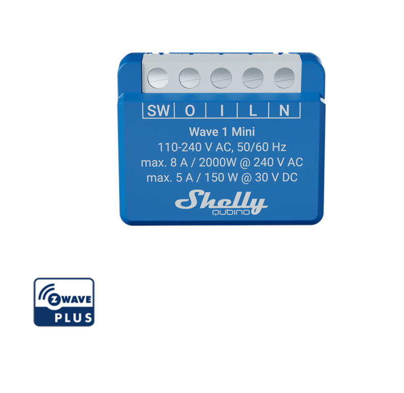 Shelly Wave 1 Mini / 8A Z-wave