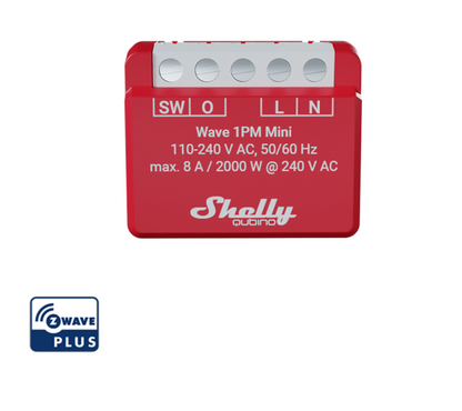 Shelly Wave 1PM Mini / 8A Z-wave