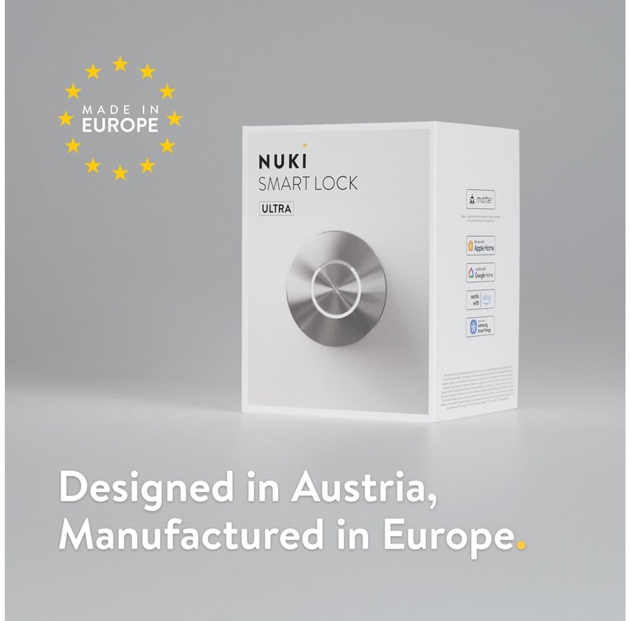 NUKi Smartlock Nordic Ultra med Keypad & Door Sensor