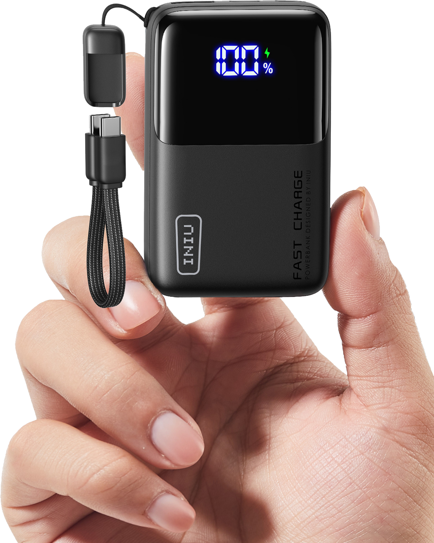 INIU Powerbank P50-10000 mAh (mint grøn)