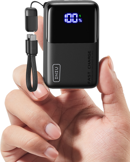 INIU Powerbank P50-10000 mAh (mint grøn)