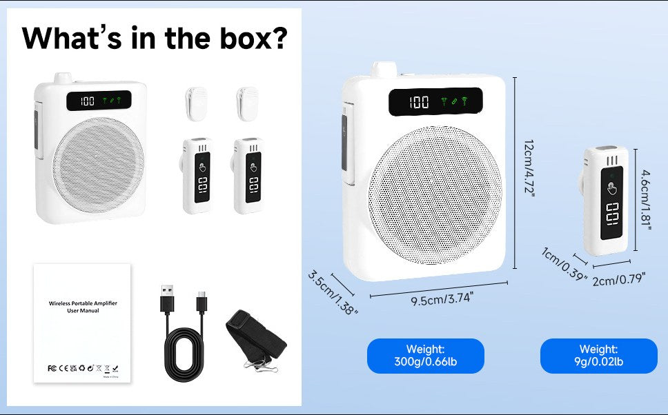 Konference speaker med 2 mics (RGDK-00267)