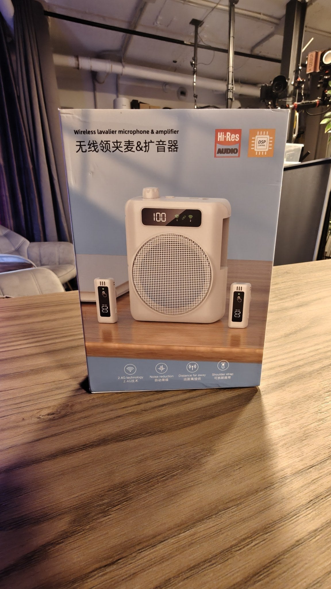 Konference speaker med 2 mics (RGDK-00267)