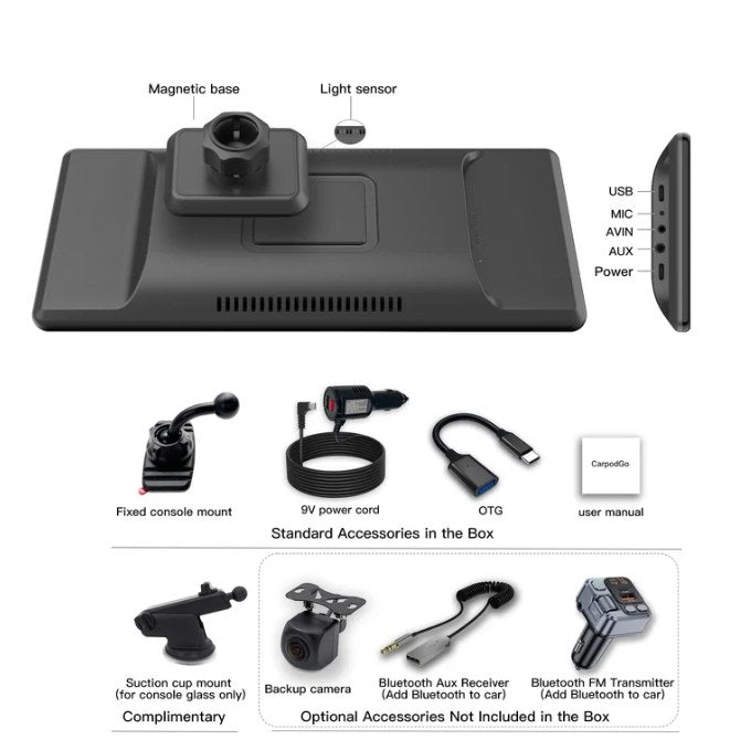 CarPodGo T3 Pro 8.9 tommer (RGDK-00272)